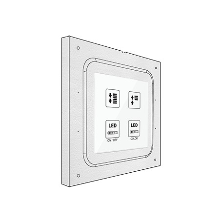 Flush mounting - Square TMD