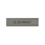 Name plate engraved