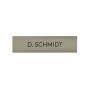 Name plate engraved