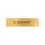 Name plate engraved