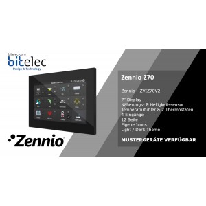 Zennio - Z70 v2, 7" KNX Touch Panel